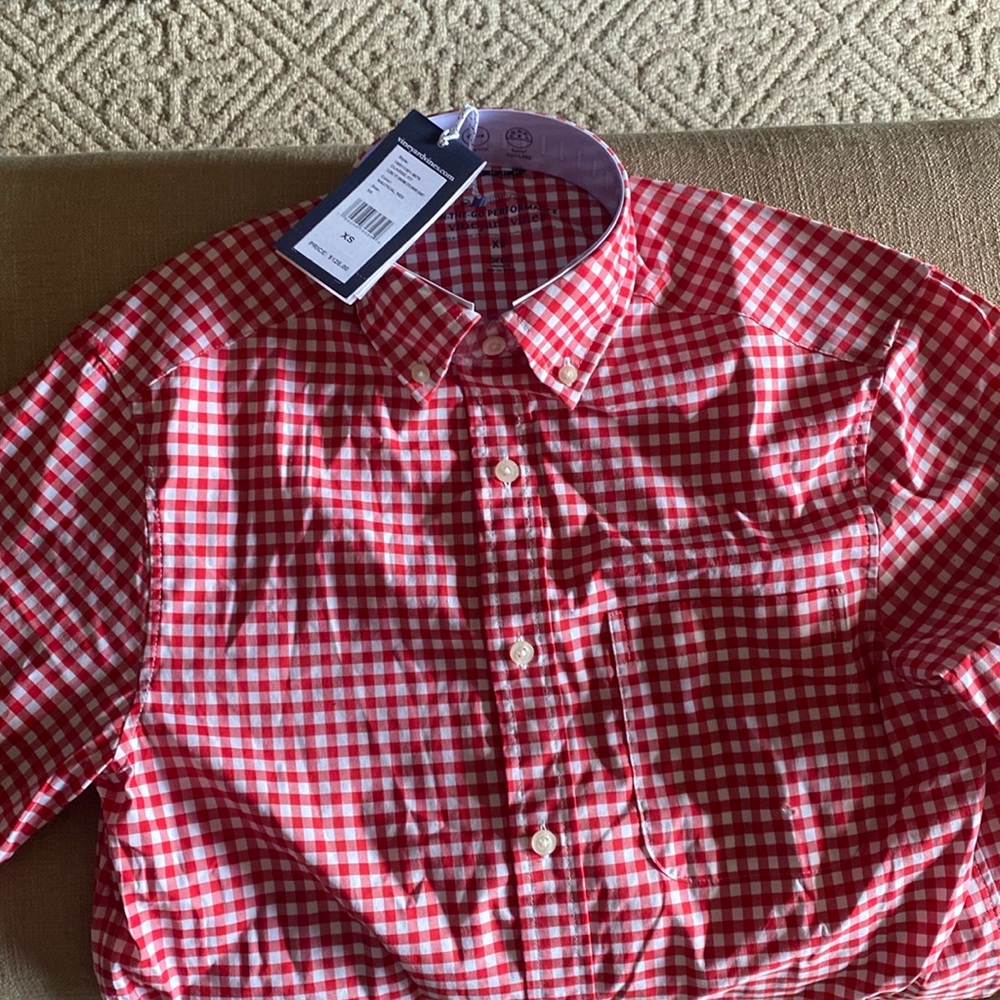 Vineyard Vines performance long sleeve button up